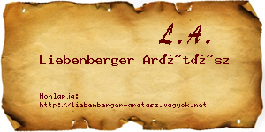 Liebenberger Arétász névjegykártya
